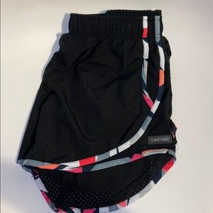 Calvin Klein Athletic Mesh Running Shorts Sz Small
